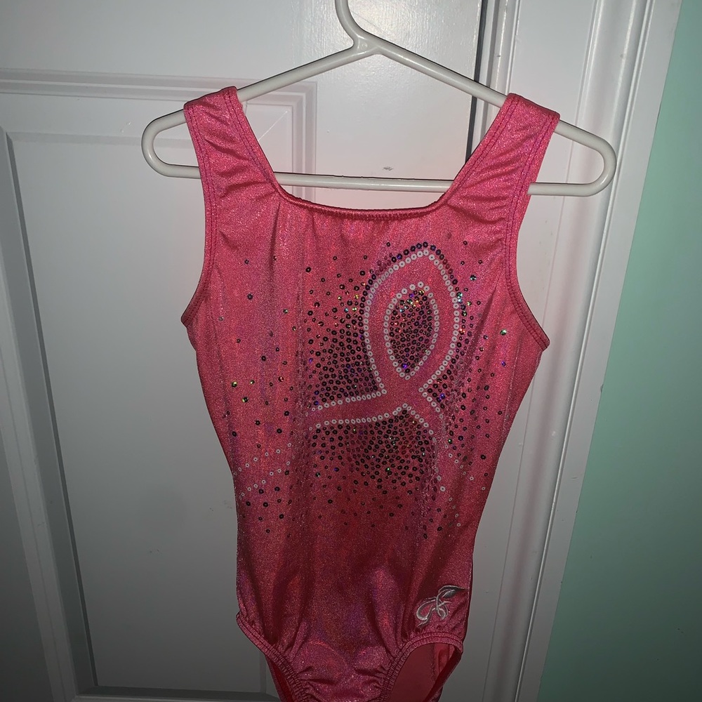 GK Sportswear Breast Cancer Awareness Leotard (AXS) Pink